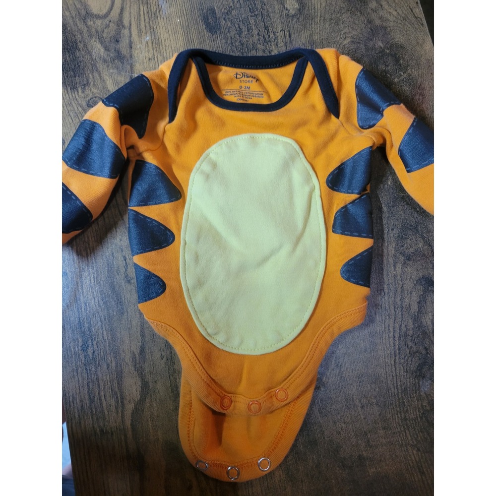 Disney Store Tigger Bodysuit Winnie the Pooh Baby Infant 0-3 Months